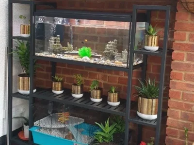 Conservatory interior with polycarbonate roof, London