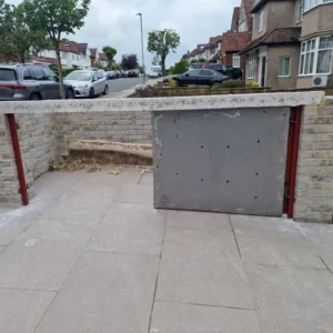 Steel bin store enclosure construction London property