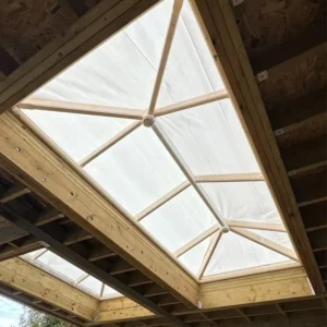 Timber-framed roof lantern skylight, London extension