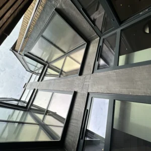 Structural aluminium glazed roof and walls, London extension